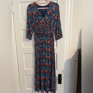 Maeve beach dress seashell long sleeve